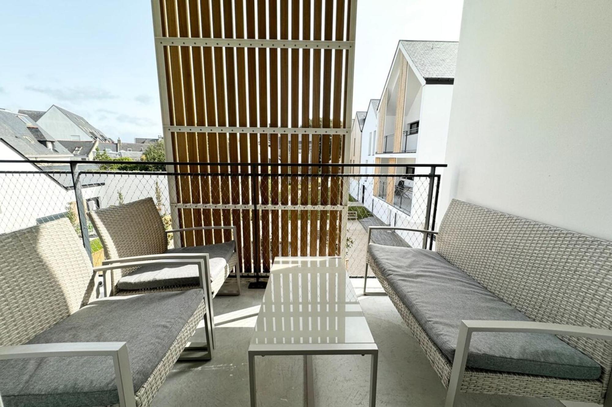T3 De Standing Plein Bourg - 100M Des Plages Saint-Pierre-Quiberon Exterior foto