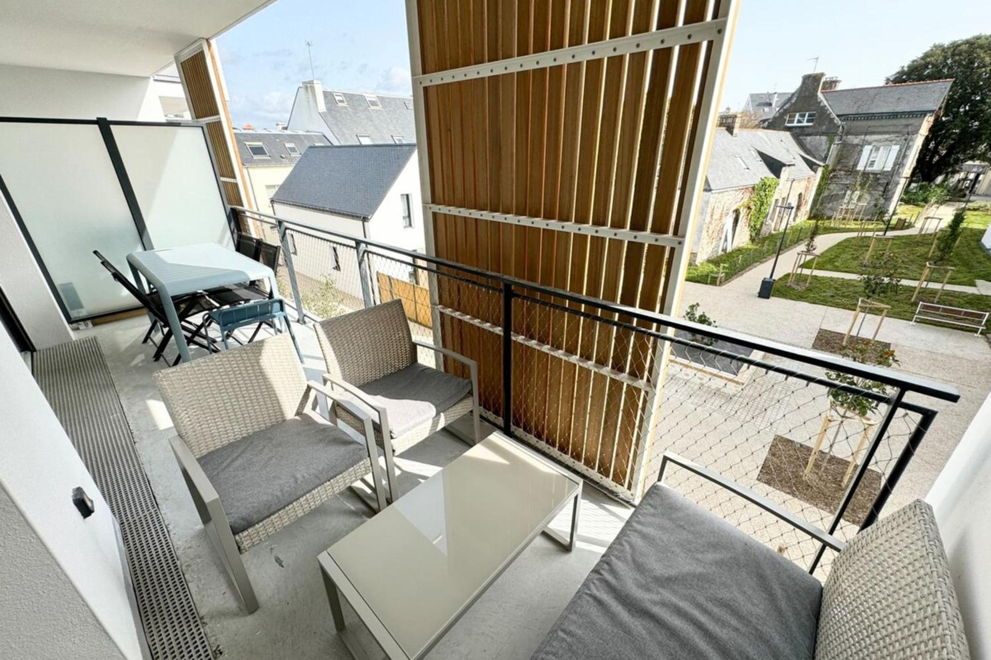 T3 De Standing Plein Bourg - 100M Des Plages Saint-Pierre-Quiberon Exterior foto