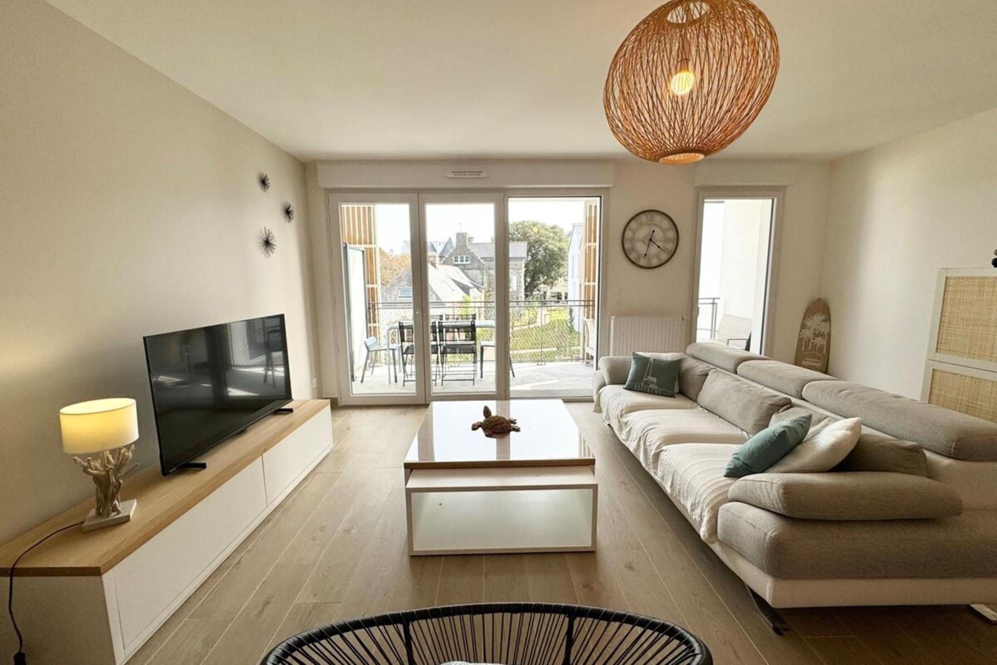 T3 De Standing Plein Bourg - 100M Des Plages Saint-Pierre-Quiberon Exterior foto